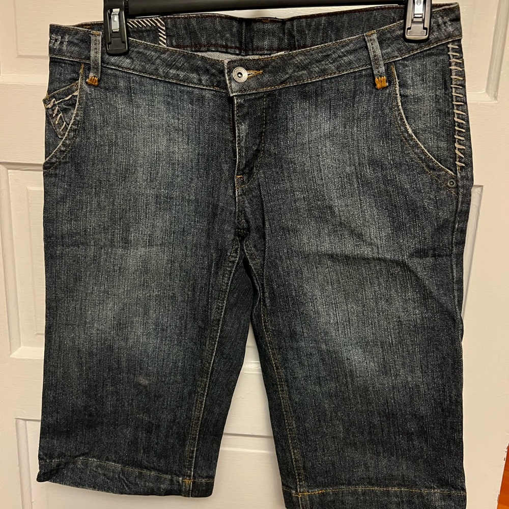 Jean Bermuda style shorts